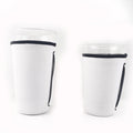 Neoprene Sublimation Insulated Coffee Cup Sleeve Neoprene Iced Coffee Sleeve with Handle