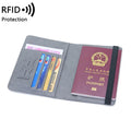 2025 Simple Fashion Multi-Functional RFID Protected ID Clip and Card Holders Set Thin Passport Holder and Card Holder