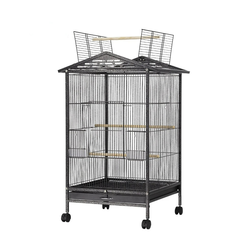 Best Sale New Spot Large Parrot Bird Cage Metal Steelencryption Wire Breathable Deluxe Extra Large Removable Pets Cage Bird
