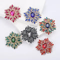 Fashion Luxury Exaggerated Crystal Brooch Wedding Bridal Brooch Corsage Vintage Glass Rhinestone Large Brooch Pin (KBL126)
