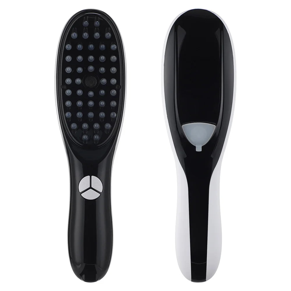 Therapy Vibrating Scalp Massage Brush Negative Ion Spray Hair Growth Massager Electric Massage Comb