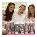 Bridesmaid Casual Party Bride Bridal Engagement Cotton Crew Marry Wedding Socks