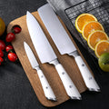 2021 Top Selling Modern Chinese Design 3-Piece Kitchen Knife Set High-Grade Stainless Steel with Plastic for Chefs Food Industry