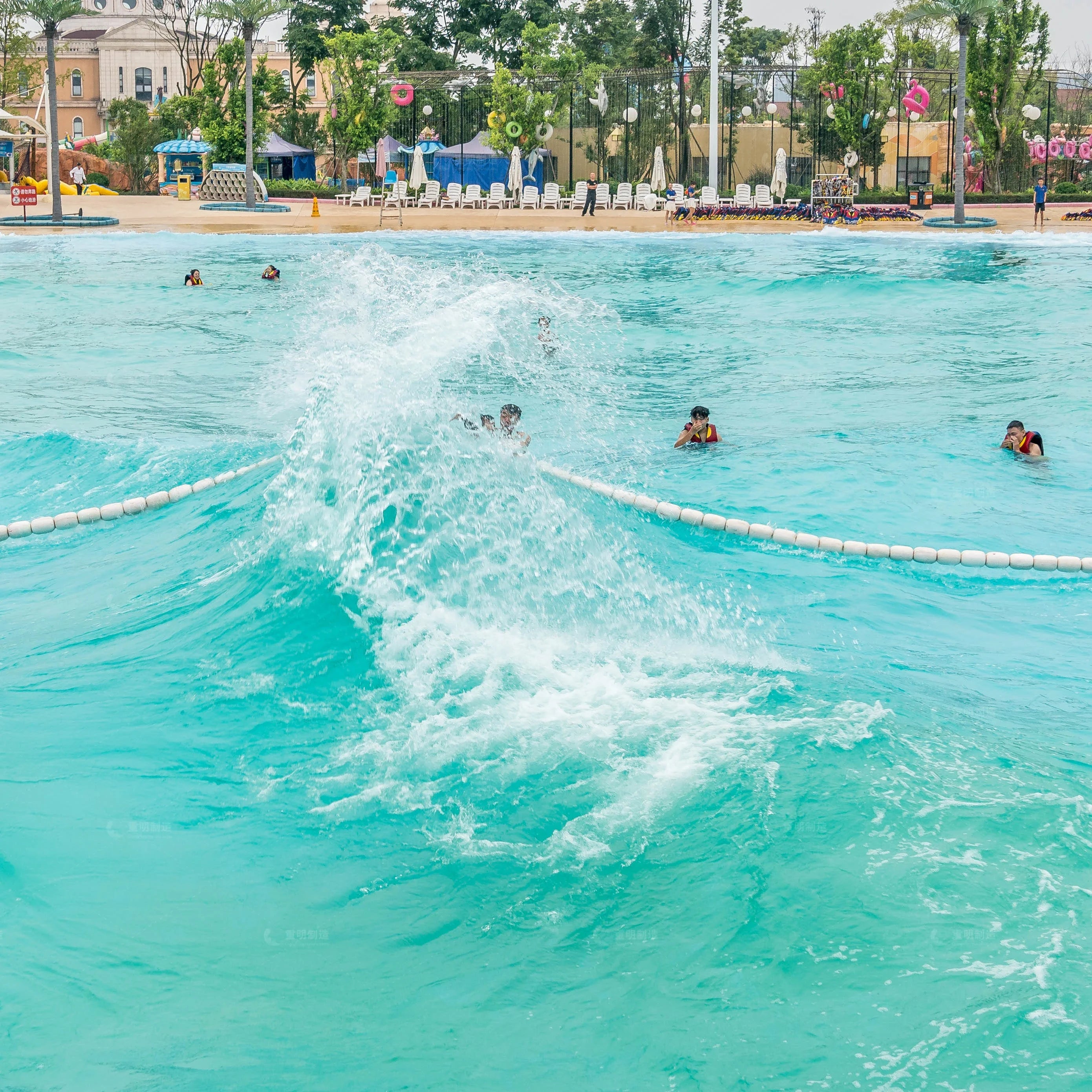 Hot Sale Fun  Wave Pool Machine Wind Pressure Wave Generator Water Park  Blower  Wave Surf Pool Factory Customize