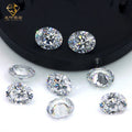 White 5A AAAAA Round Zircon Machine Cut Cubic Zirconia Loose Stones CZ Stone Synthetic Gemstone 100pcs/bag