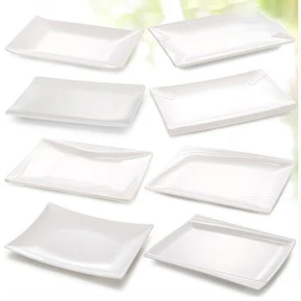 Wholesale High Quality Melamine Rectangle Plate Dishes Set Plates