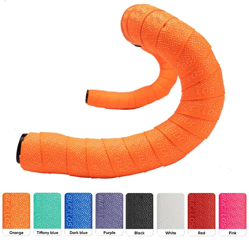 BUCKLOS Bicycle Handlebar Tapes Road Bicycle Handlebar Tape Anti-slip Waterproof Cycling Bar Wrap Road Bike Accessories