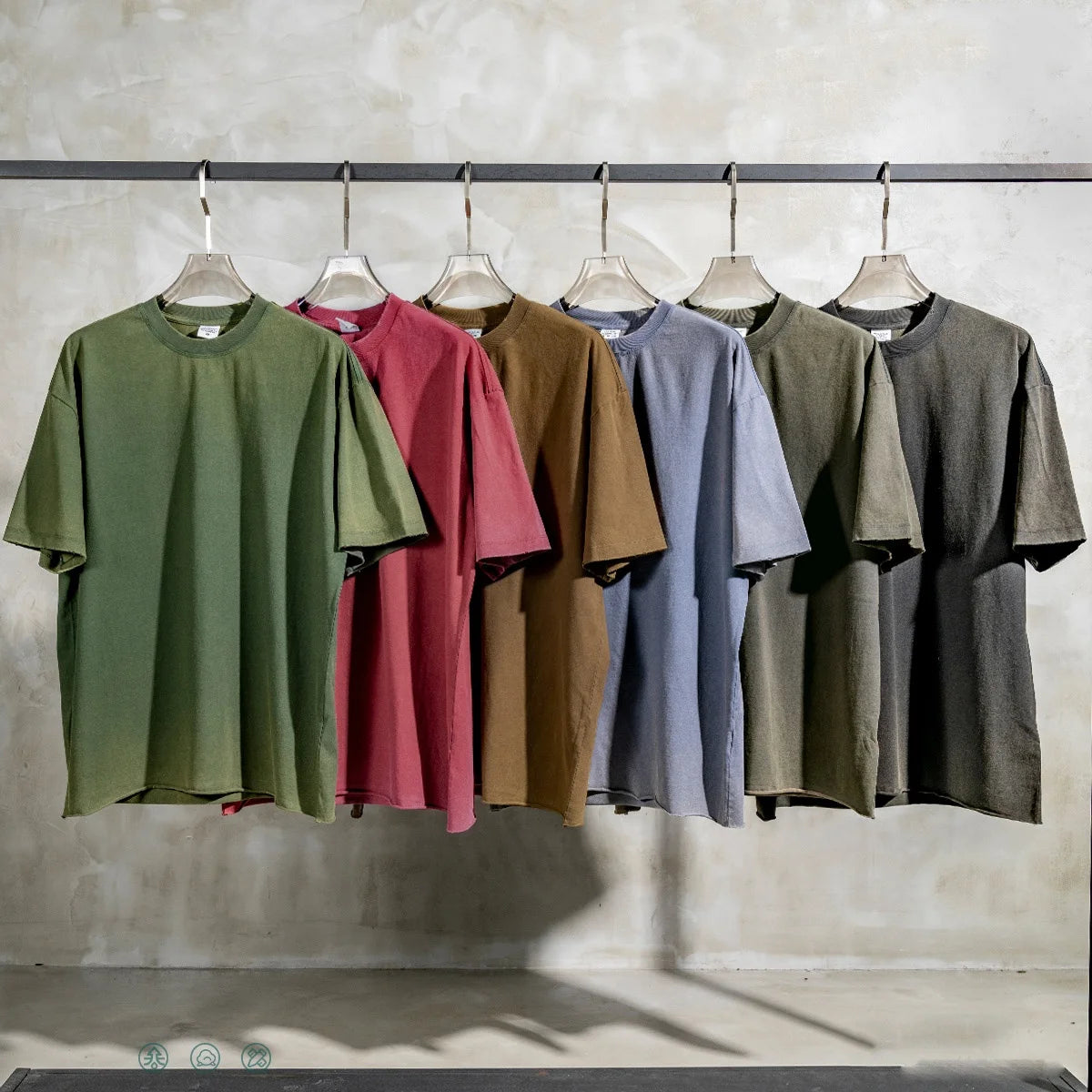 Bulk Raw Edge T-shirt Oversized Tshirt Heavy Cotton Custom 280 Gsm Men Oversized Vintage Washed Luxury t Shirt Heavyweight T-Shi