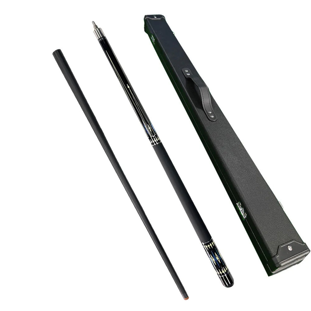 Factory Supply 1/2 Split 13MM Leather Head Carbon Fiber Pool Cue With Smooth Feel and Strong Hitting Feeling