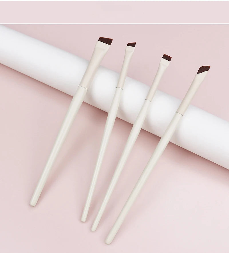 New Sickle Eyeliner Brush Eye Liner Brows Makeup Brush Eyeliner Brush Ultra Thin Fine Oblique Angle Flat Head Eyebrow