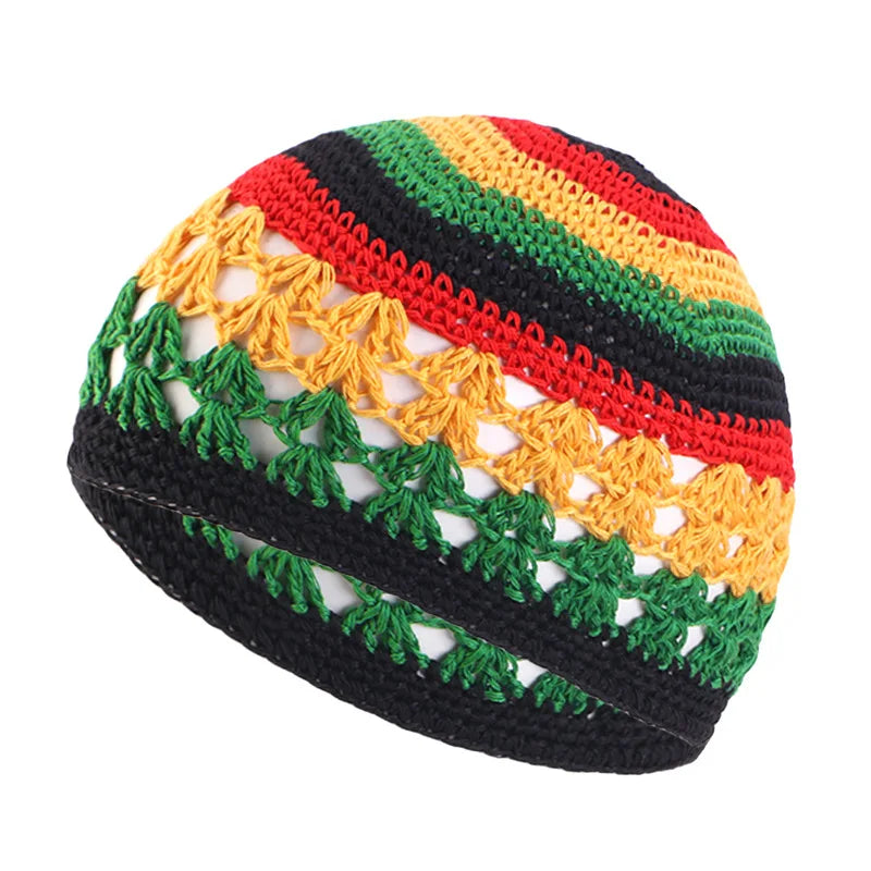 Factory Wholesale Daily Wear Men's Cotton Knitting Crochet Beanie Muslim Religion Prayer Hat Islam Kufi