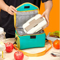 7 DAYS FAST SHIPPING Adjustable Strap Kids Canvas Lunch Bag Insulated Cooler Bag for School
