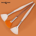Beauty Planet Custom Logo Mini Brush Face Masking Applicator Nylon Face Fan Brush Single Mask Clay Skincare Brushes for Mask
