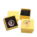 Crystal Cup Ring Pink Glass Glue Ring Adhesive Pallet Individual Crystal Glue Holder for Eyelash Extension