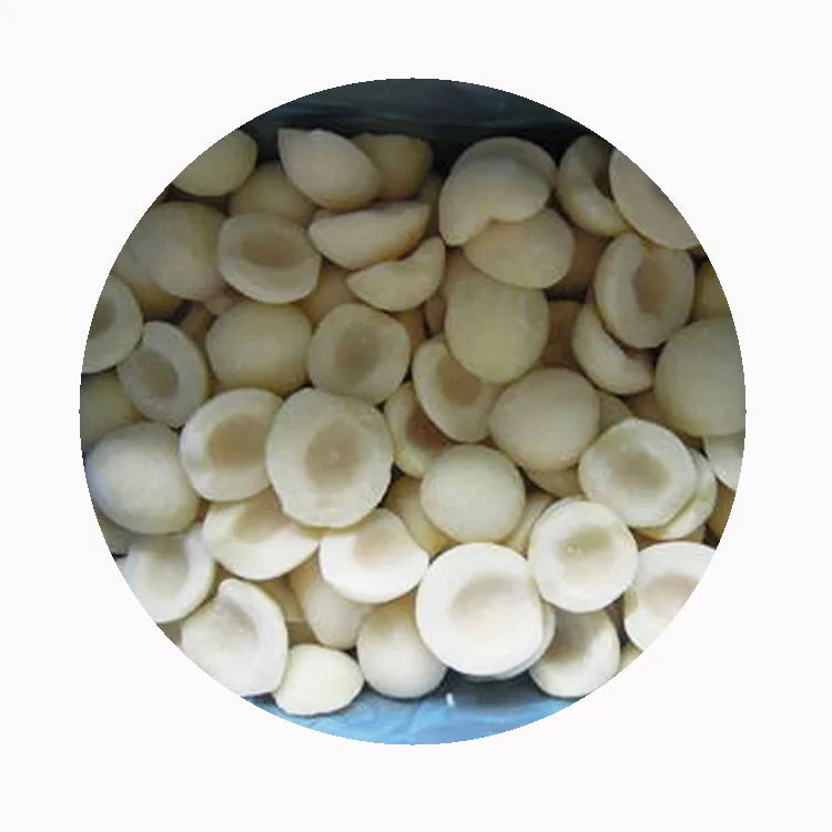 High-Quality Frozen White Peach Low Moisture <8% Halal Certified Middle East Market Focus