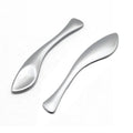 Oem Customized Mini Laser Custom Makeup Make up Gold Unusual 304 Stainless Metal Cosmetic Spoon Spatula With Logo Print