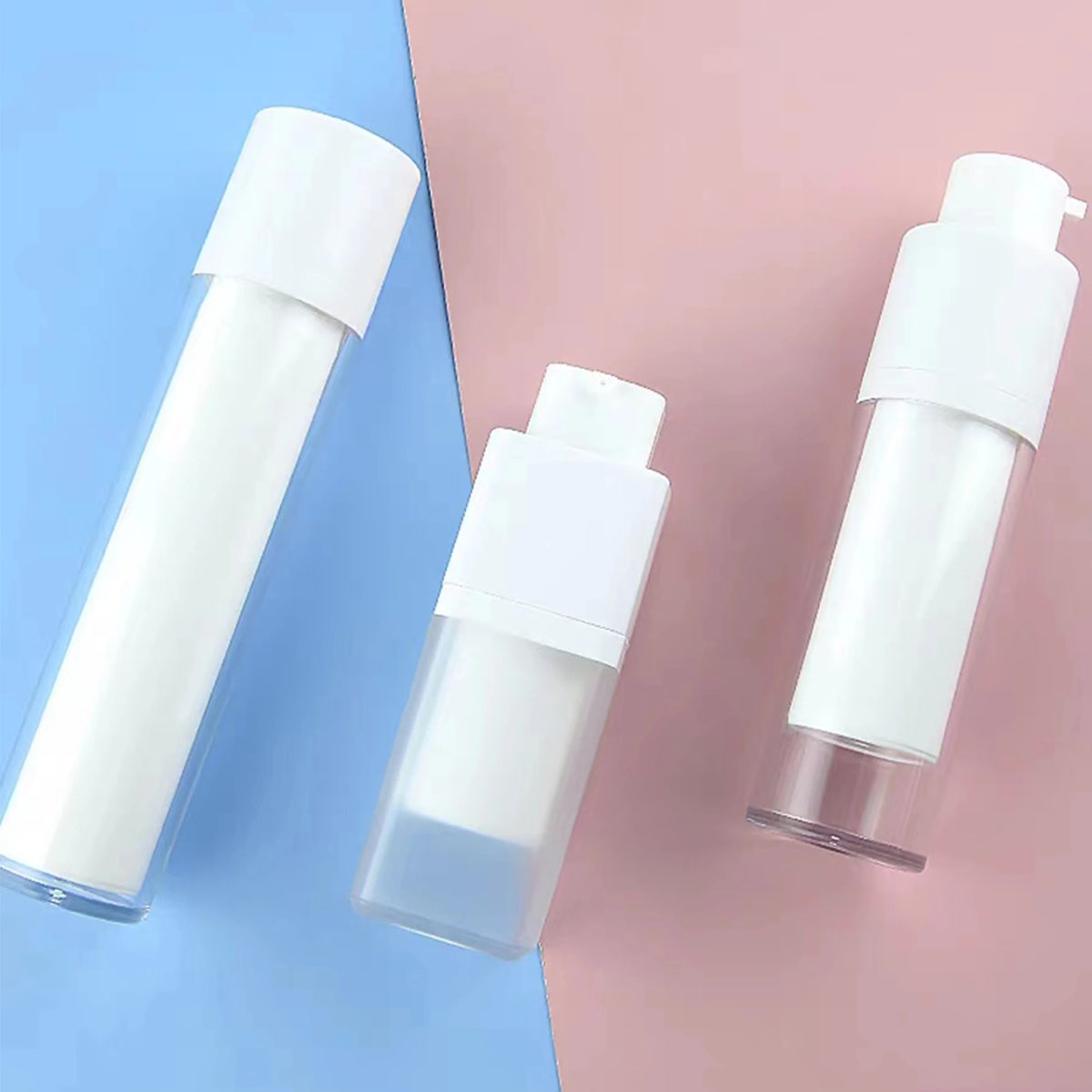 Empty Cosmetic Acrylic Skincare 15ml 30ml 50ml 100ml Serum Airless Skin Care Pump Bottle