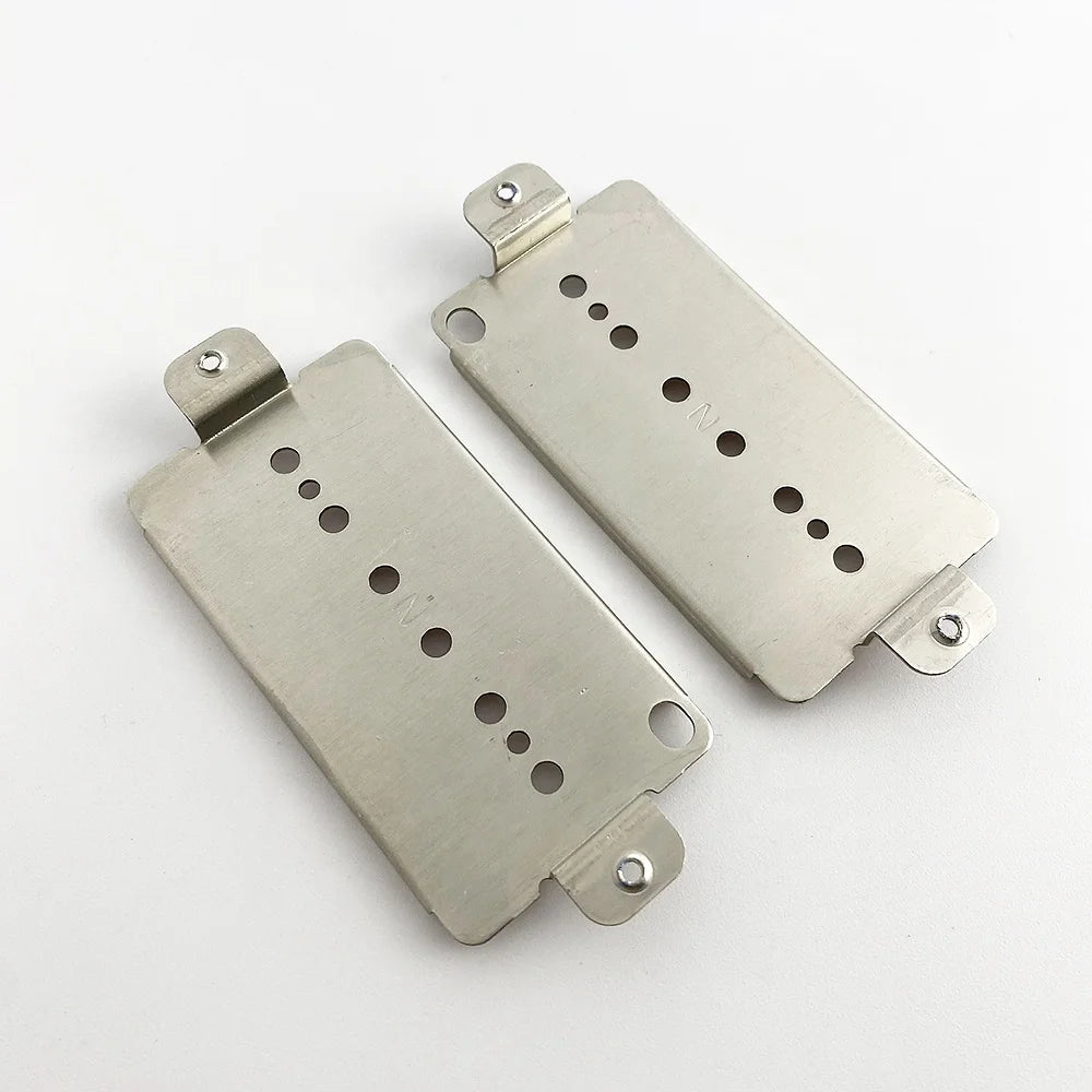 P90 Humbucker Size LP Guitar Pickup Baseplate in Nickel Silver with 50/52mm String Spacing 3/18 US Mounting Screws