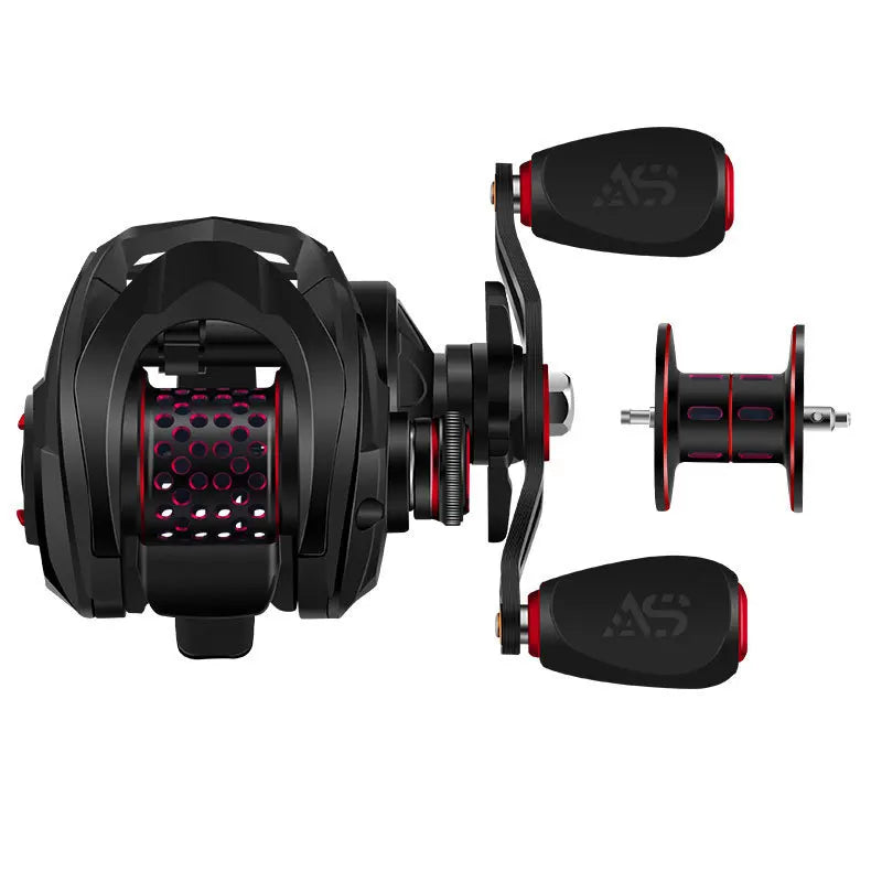 TS3000 All-Metal 8+1BB Speed Ratio 7.3:1 8kg Max Resistance Baiting Reel Seawater Freshwater Multi-Scene Fishing Casting Reel MegaBDM