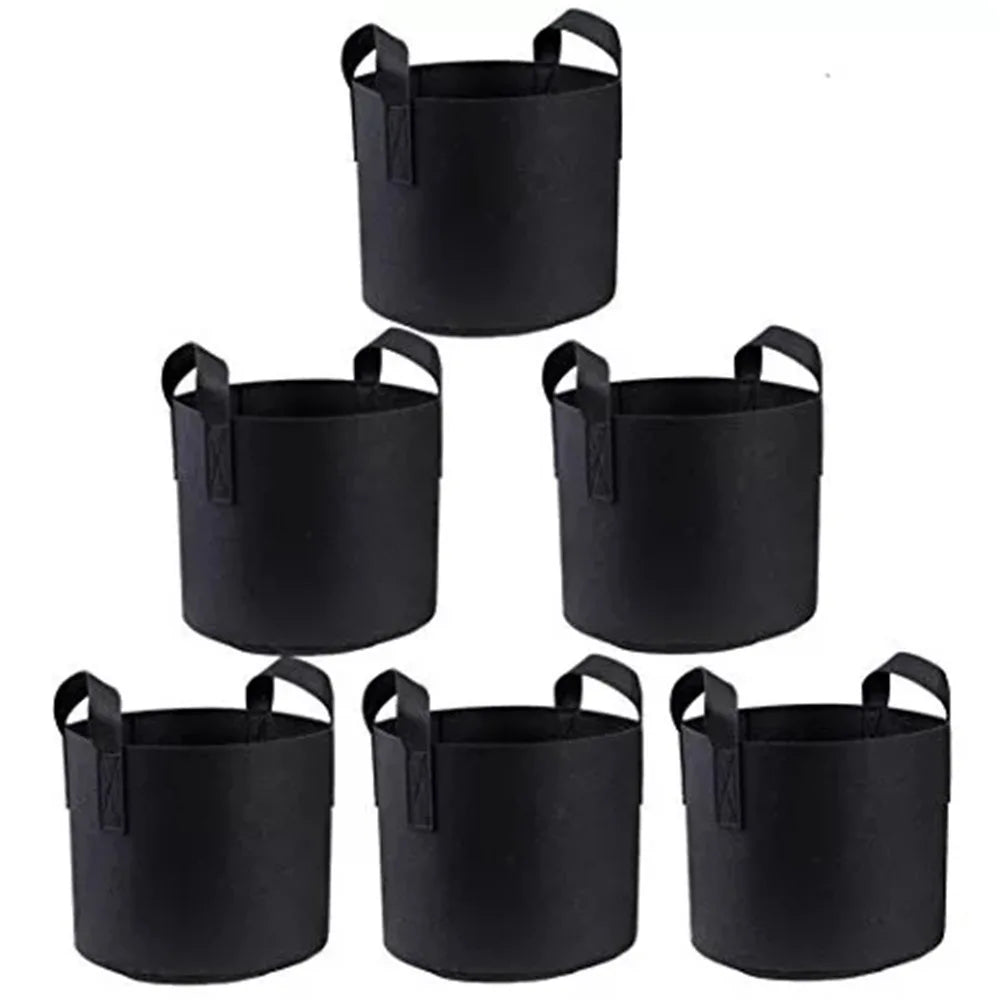 Heavy Duty Aeration Fabric Pot Felt Plant Grow Bag Thick Garden Pp Non Woven Felt Flower Pots