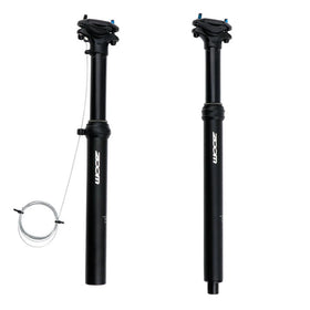 ZOOM Remote Control Dropper Seatpost for Mountain Bike 30.9/31.6mm Internal/External Routing Saddle Post Bicycle Seat Tube Parts