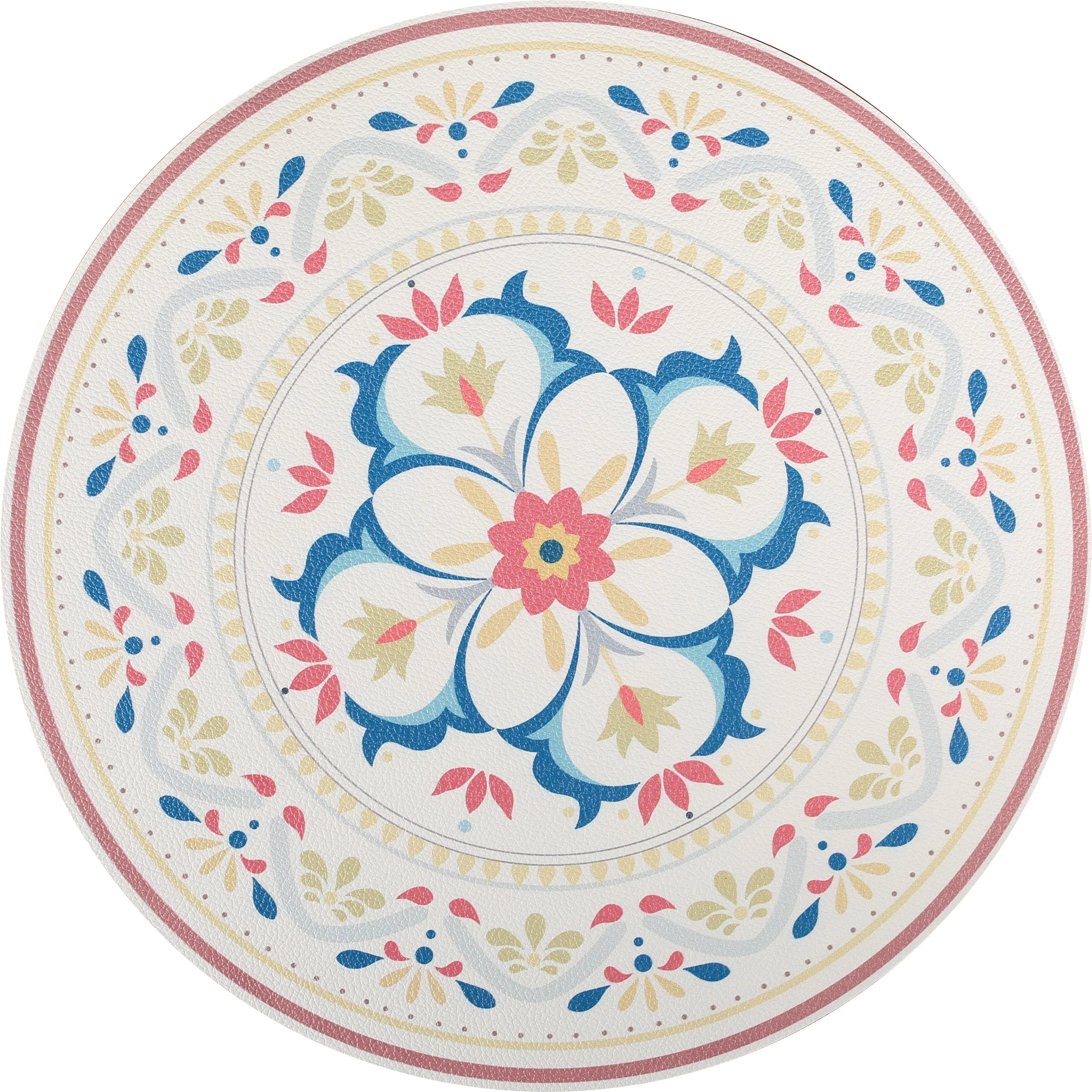 New Fashion Customized Logo Hot Resistant Placemats PU Leather Non-slip Washable Place Mat Double Sided Table Mats for Dinning