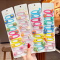 Cute Design 10pcs/set BB Hair Clips Hairgrip Accessories for Girls