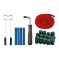 Piano Tuning Tools Professional Piano Tuning Hammer Wrench Lever Tool Kit with Strip Rubber Mutes Felt Balance Rail