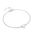 New Fashion Women's Stainless Steel Plain Heart Engraved Personalized Bracelet PVD Plated No Tarnish Bracelet
