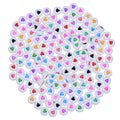 DIY Letter Alphabet Beads Acrylic Beads Colorful Transparent for tailor use sewing accessories