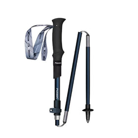 Carbon Fiber and Aluminum Trekking Poles Quick Lock 5 Sections Outdoor Portable Ultralight Cane for Hiking Walking