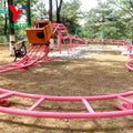 Children Playground Backyard Human Powered Amusement Park Train Attraction Cheap Kids Mini Unpowered Roller Coaster for Sale
