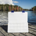 HISTAR Customizable High Grade Plastic Portable Small Size Fishing Lure Box for Lake and River Tackle