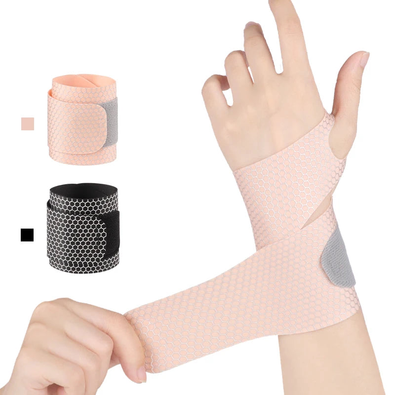 Breathable Ultra Thin Wrist Brace Sport Slim Carpal Tunnel Support Elastic Wristbands for Men and Women