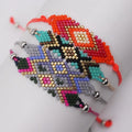 Handmade Boho Style Beaded Bracelet for Women Miyuki Adjustable Besties Friendship Gift Stylish Geometric Pattern From Friends