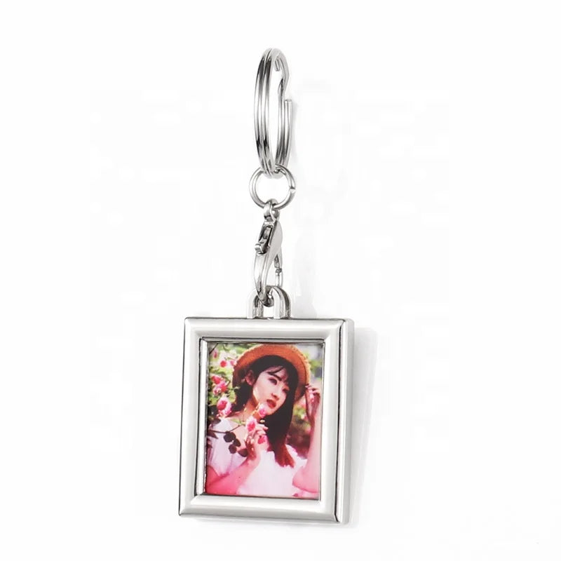 Promotion Wholesale Custom Metal Keychain Blank Sublimation Keychain