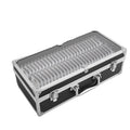 Aluminum Coin Storage Display Box Coin Holder Coin Case with 50 Slots