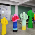Wholesale Shopping Mall Decoration Fiberglass Life Size Plant Statue Fiberglass Cactus Sculpture Home Decoration