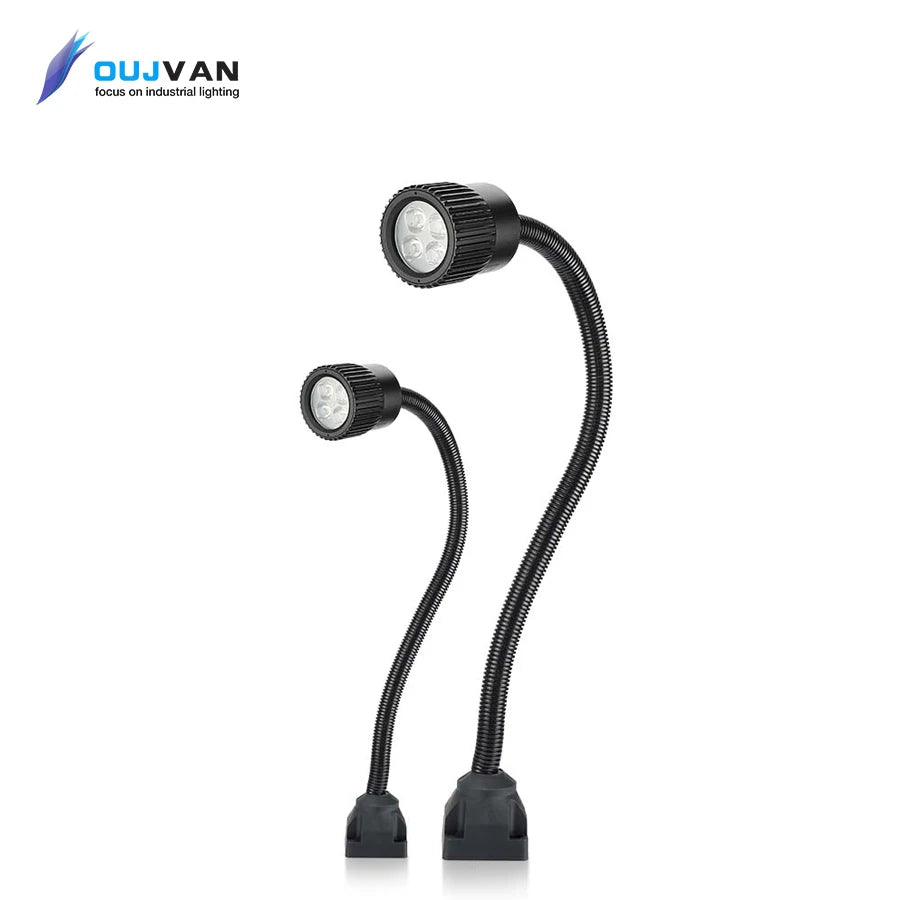 Wholesale Flexible Gooseneck Light 220 Volt Industrial Lighting Machine Work Lamp With Magnetic Base