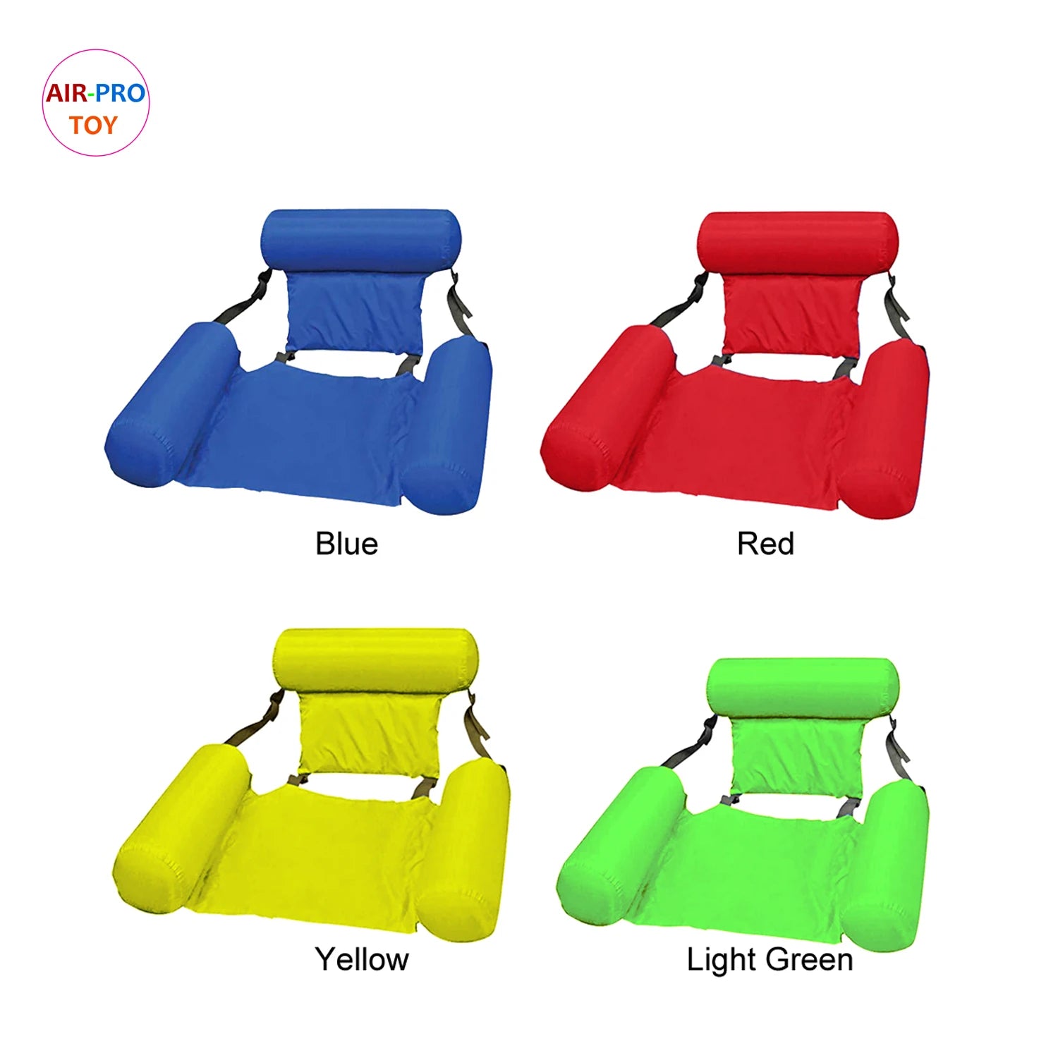 Float Lounge Water Bed Swimming Pool Folding Adjustable With Backrest Entertainment Safe Inflatable Hammock Chair Air Mattress