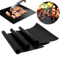 Grilling Mats Outdoor Non-Stick Heat Resistant Heavy Duty BBQ Mats Reusable Easy Clean Baking Matte Gas Charcoal Electric