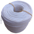 White Twisted Paper Cord 2 or 3 Strands 4-6mm Twist Rope for Chair Weaving and Knitting Packaging Rope Use