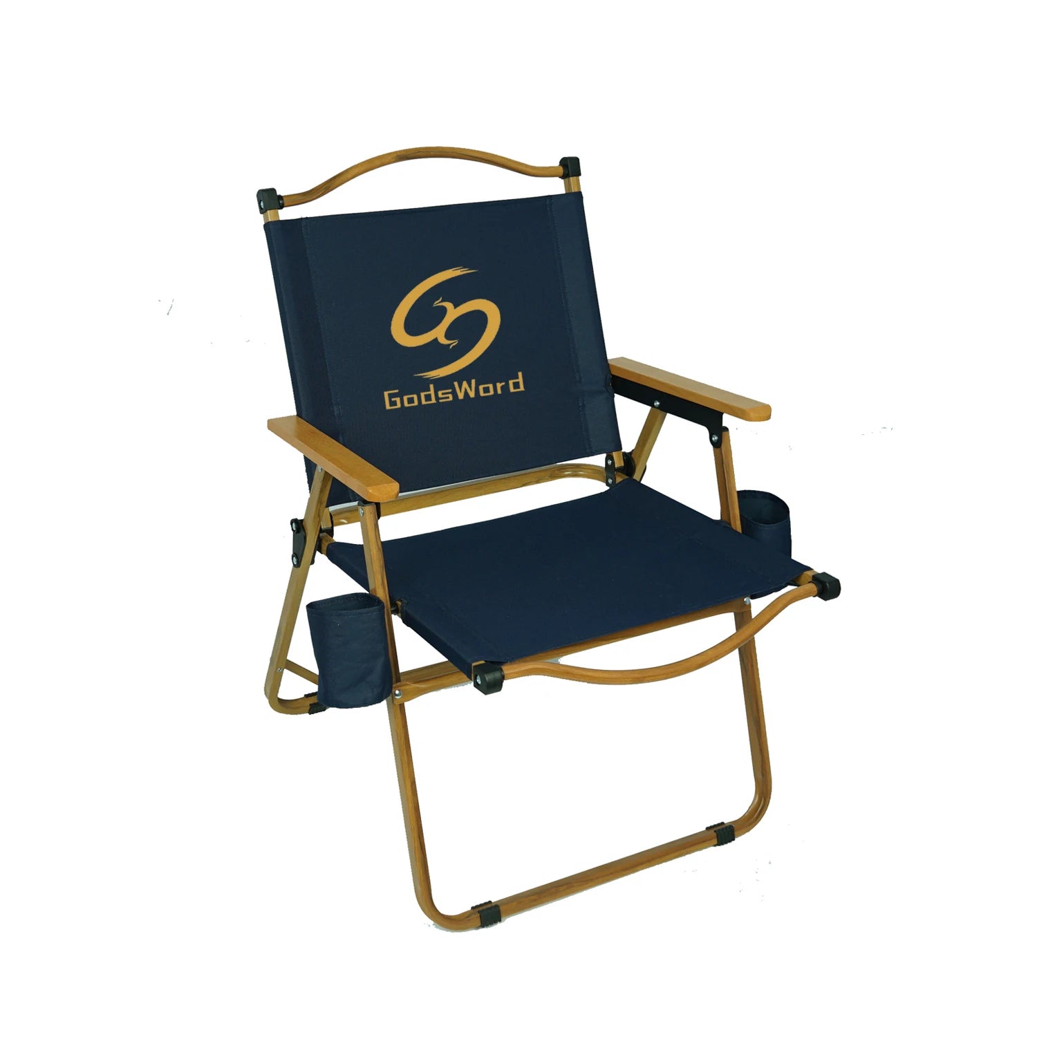 GodsWord Outdoor Camping Fishing Beach Chair Folding Portable Waterproof Hiking Travel Foldable Chairs With Cup Holder