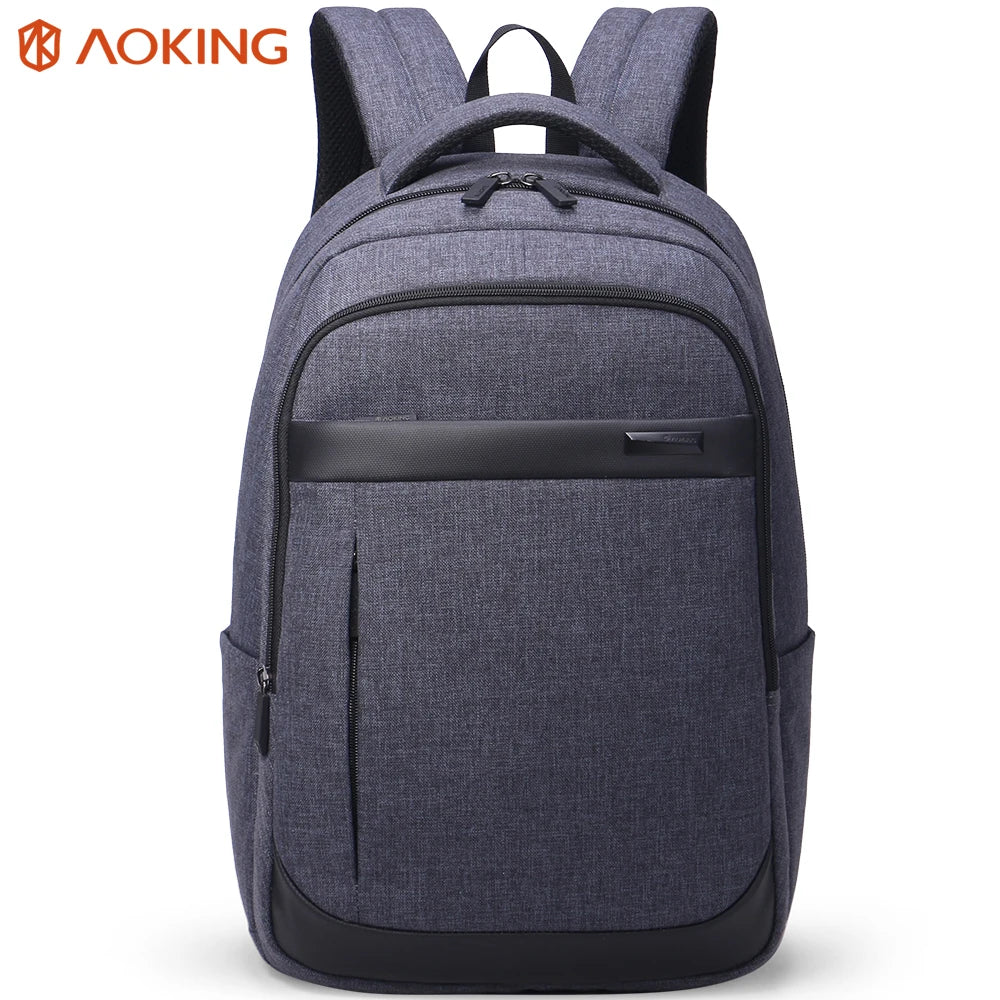 Aoking Foldable Hot Selling Custom Large Capacity Waterproof School Travel Backpack with USB Business Laptop Bags With Logo