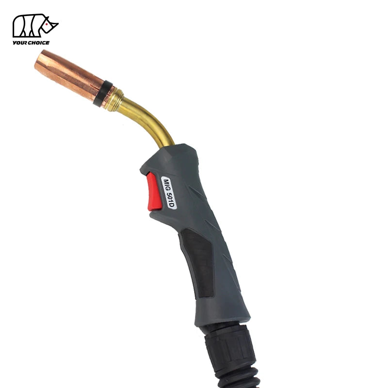 INWELT China Supplier Portable BZ Type 500Amp 450Amp CO2 Water Cooled 501D MIG Welding Torch With Euro Adaptor