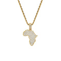 CN346 Small Size Brass CZ Jewelry  Pendant Iced Out Cubic Zircon Necklace Hip Hop Gift Jewelry