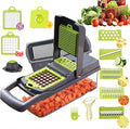 Wholesale Multifunctional Wet BasketHand Stainless Steel Vegetable Cutter Garlic Coriander Chopper for Kitchen Use