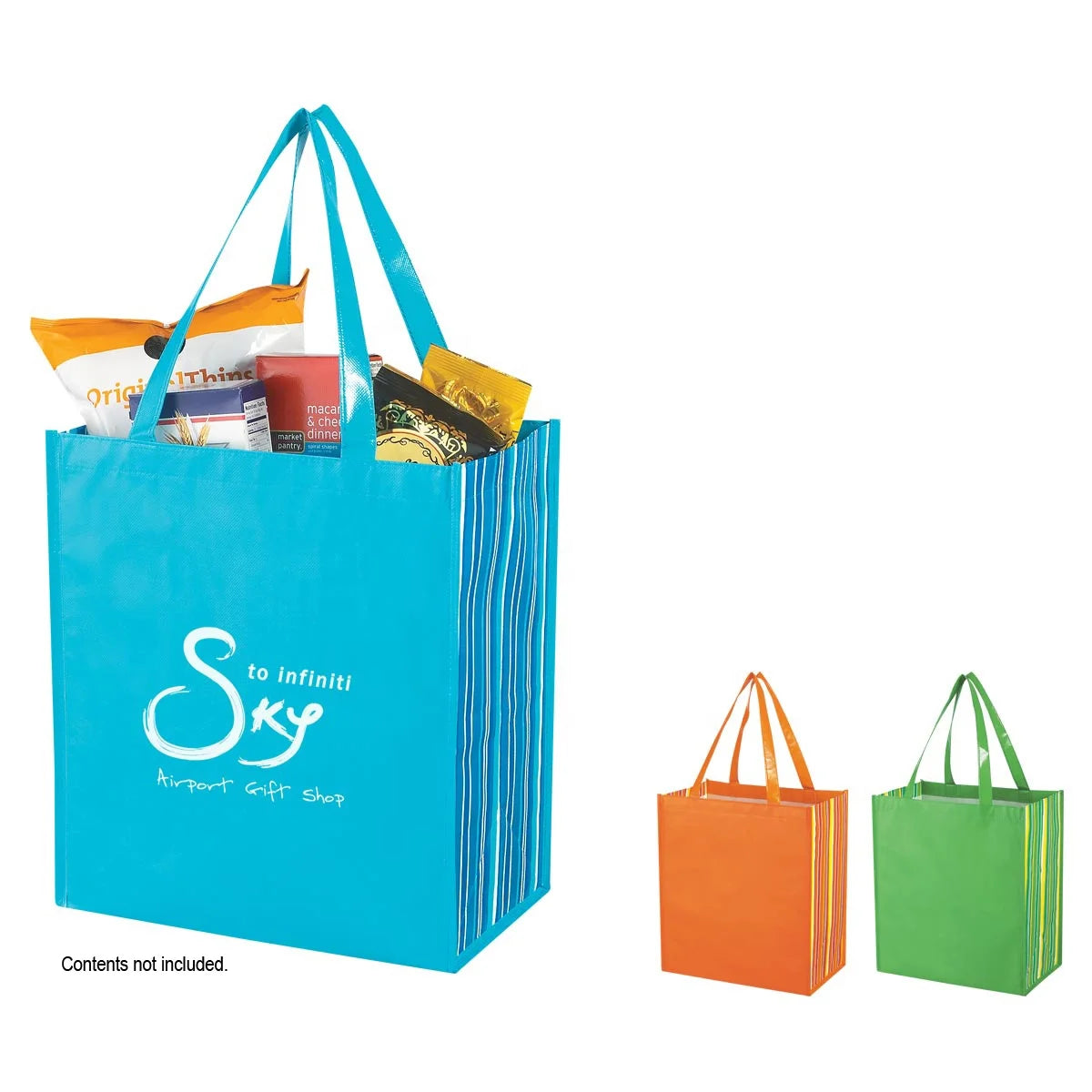 Wholesale Custom Printed Eco-Friendly Grocery Tote Shopping Bags Recyclable Reusable Non-Woven Fabric PP Laminated Letter