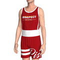 Customized High Resolution Pictures Boxing Shorts and Gym Boxing Vests Cornerman Vests Set