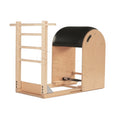 Ladder Barrel Single Pedal Easy Adjustment System for Different Torso Sizes and Leg Lengths.